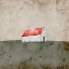 Picture of RED AND WHITE BARN