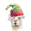 Picture of CHRISTMAS HAT LLAMA