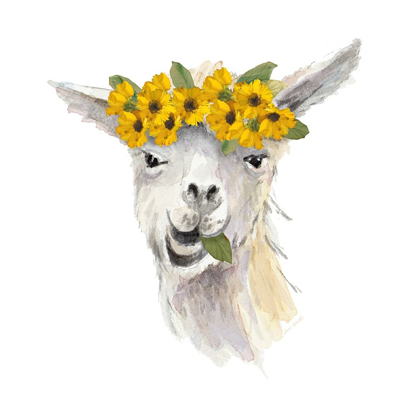 Picture of FLORAL LLAMA I