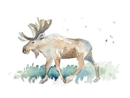 Picture of WATERCOLOR MOOSE