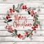 Picture of MERRY CHRISTMAS WREATH