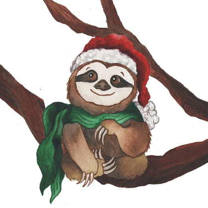 Picture of CHRISTMAS SLOTH I