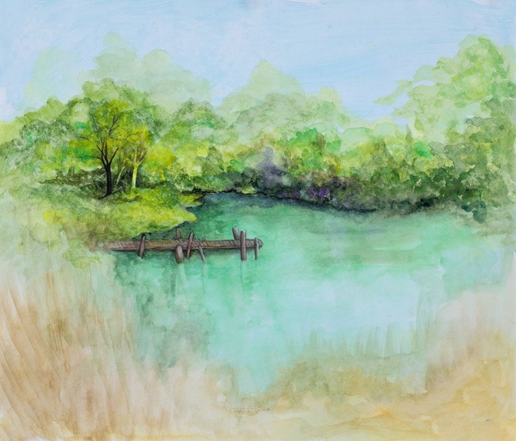 Picture of WATERCOLOR RIVER