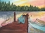 Picture of LAKE SUNSETS