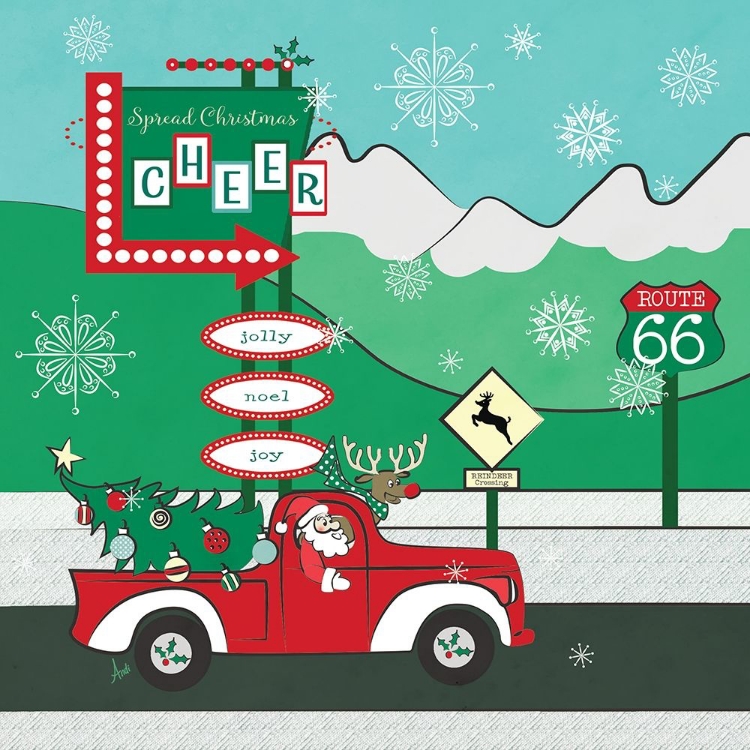 Picture of RETRO SANTA DRIVING II