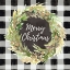 Picture of BUFFALO PLAID CHRISTMAS WREATH