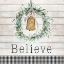 Picture of BELIEVE BELL WREATH