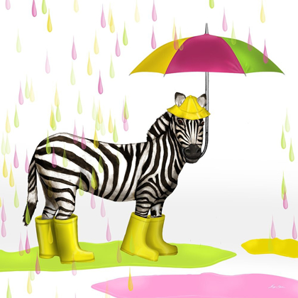 Picture of RAINDROPS SAFARI ZEBRA