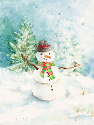 Picture of SNOWMAN IN THE PINES