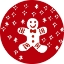 Picture of CHRISTMAS DECO CIRCLE III