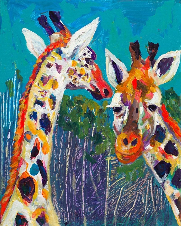 Picture of COLORFUL GIRAFFES