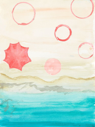 Picture of WATERCOLOR BEACH STAINS I