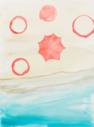 Picture of WATERCOLOR BEACH STAINS II