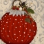 Picture of RED ORNAMENT I