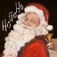 Picture of SMILING SANTA HO HO HO