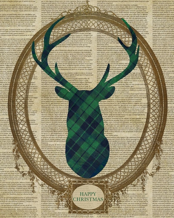 Picture of HOLIDAY TARTAN DEER II