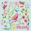 Picture of BUDDING BEAUTY III LIGHT BLUE
