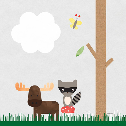 Picture of WOODLAND ANIMALS I