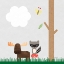 Picture of WOODLAND ANIMALS I