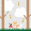 Picture of WOODLAND ANIMALS II