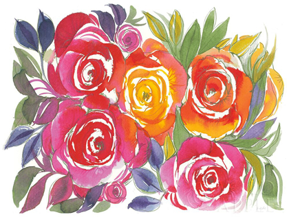 Picture of BOLD ROSES I