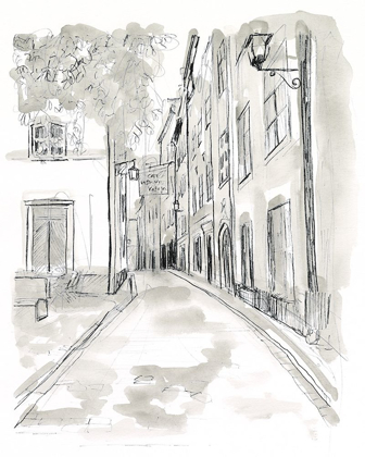 Picture of EUROPEAN CITY SKETCH IV