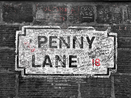 Picture of PENNY LANE STREET SIGN, LIVERPOOL