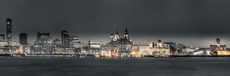 Picture of LIVERPOOL SKYLINE ACROSS THE RIVER MERSEY, UK