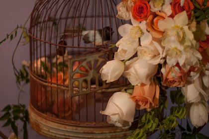 Picture of FLOWERS AND BIRD CAGE II