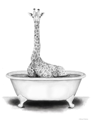 Picture of GIRAFFE IN TUB