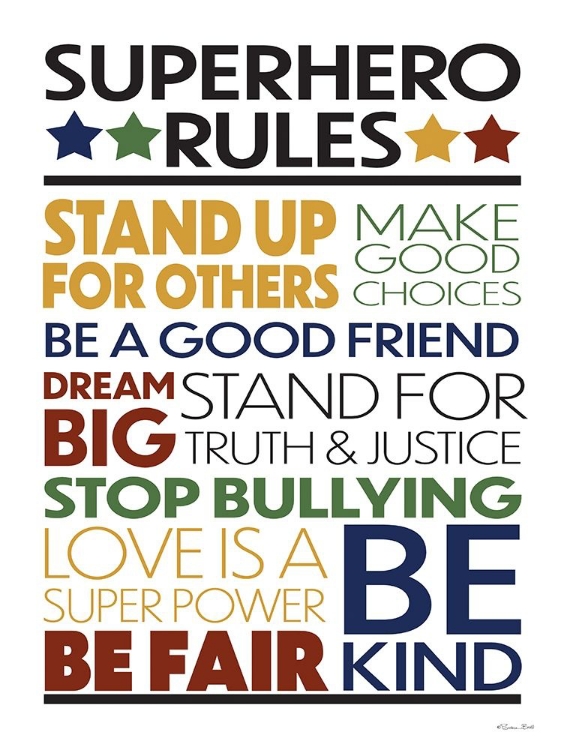 Picture of SUPERHERO RULES