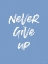 Picture of NEVER GIVE UP