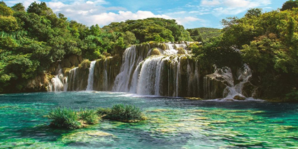 Picture of WATERFALL IN KRKA NATIONAL PARK, CROATIA