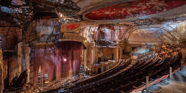 Picture of ABANDONED THEATRE, NEW JERSEY (DETAIL II)