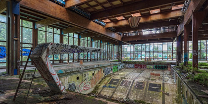 Picture of ABANDONED RESORT POOL, UPSTATE NY (DETAIL)