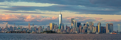Picture of MANHATTAN WITH STATUE OF LIBERTY AND ONE WTC