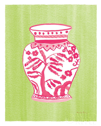 Picture of CHINOISERIE IV PINK WATERCOLOR