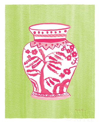 Picture of CHINOISERIE IV PINK WATERCOLOR