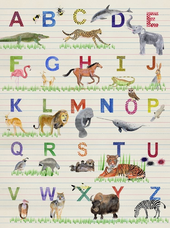 Picture of ALPHABET ANIMALS