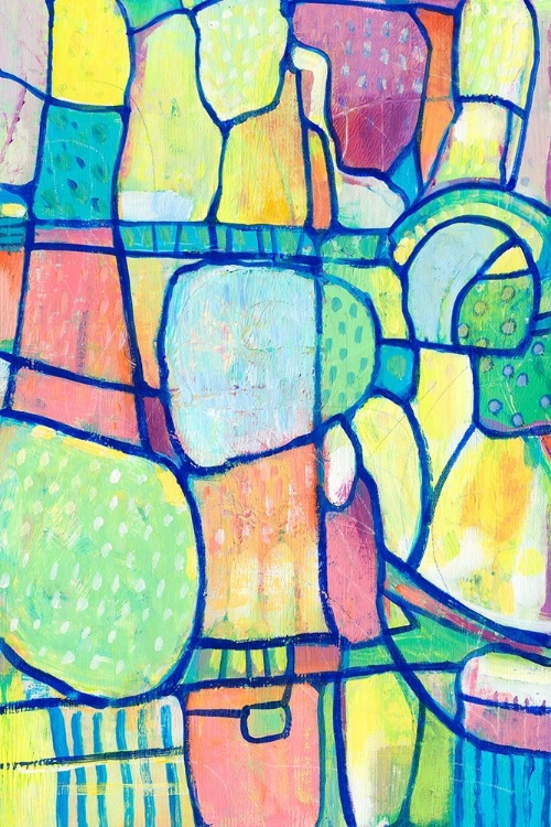 Picture of STAINED GLASS COMPOSITION I