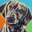 Picture of PAINTED DACHSHUND II