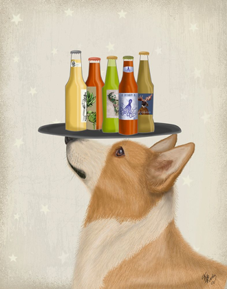 Picture of CORGI TAN WHITE BEER LOVER
