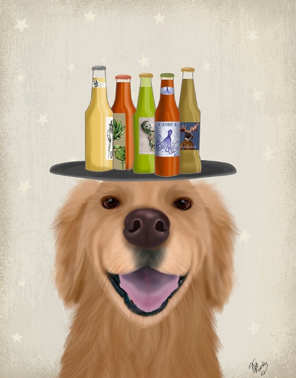 Picture of GOLDEN RETRIEVER BEER LOVER