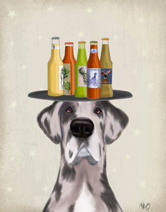 Picture of GREAT DANE HARLEQUIN BEER LOVER