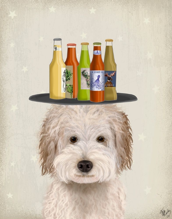Picture of LABRADOODLE CREAM BEER LOVER