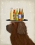 Picture of LABRADOODLE BROWN 2 BEER LOVER