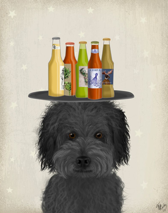 Picture of LABRADOODLE BLACK 1 BEER LOVER