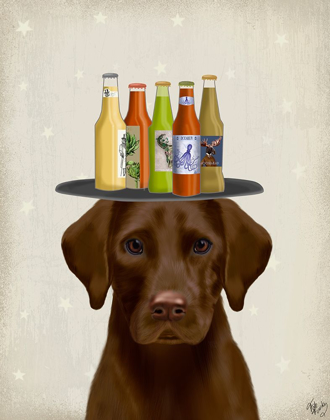 Picture of LABRADOR YELLOW BEER LOVER