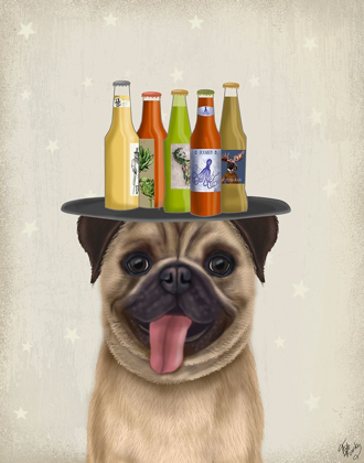 Picture of PUG FAWN BEER LOVER