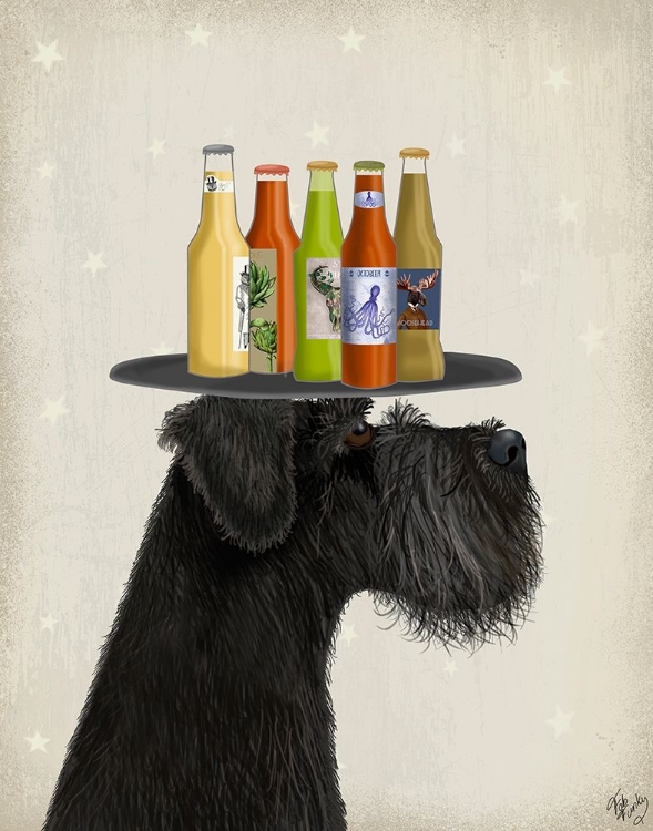 Picture of SCHNAUZER BLACK BEER LOVER